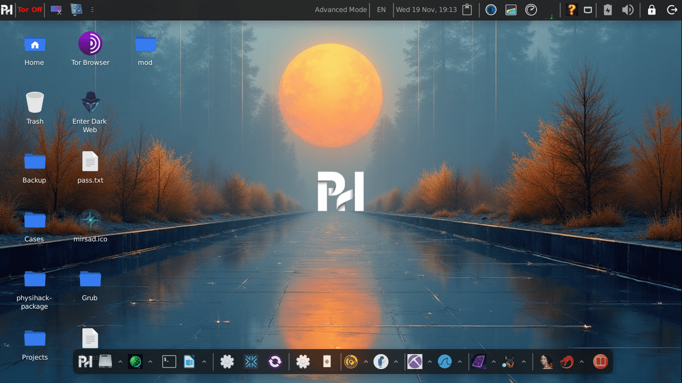 PhysiHack OS Desktop 2