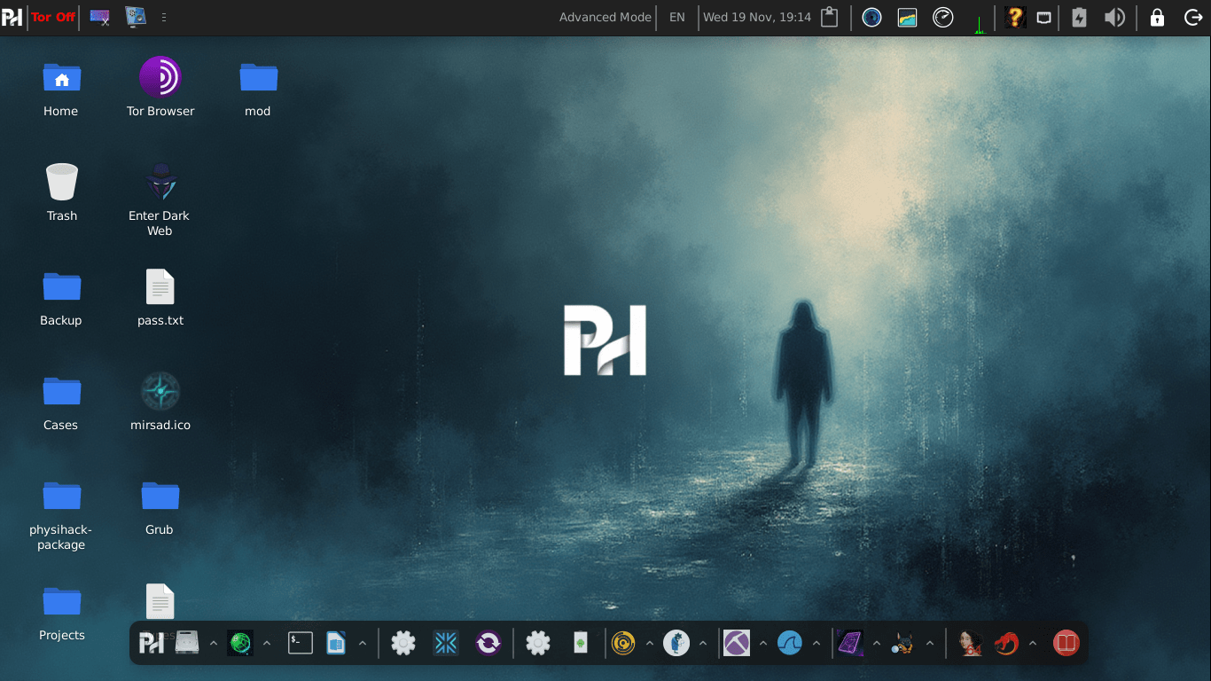 PhysiHack OS Desktop 4